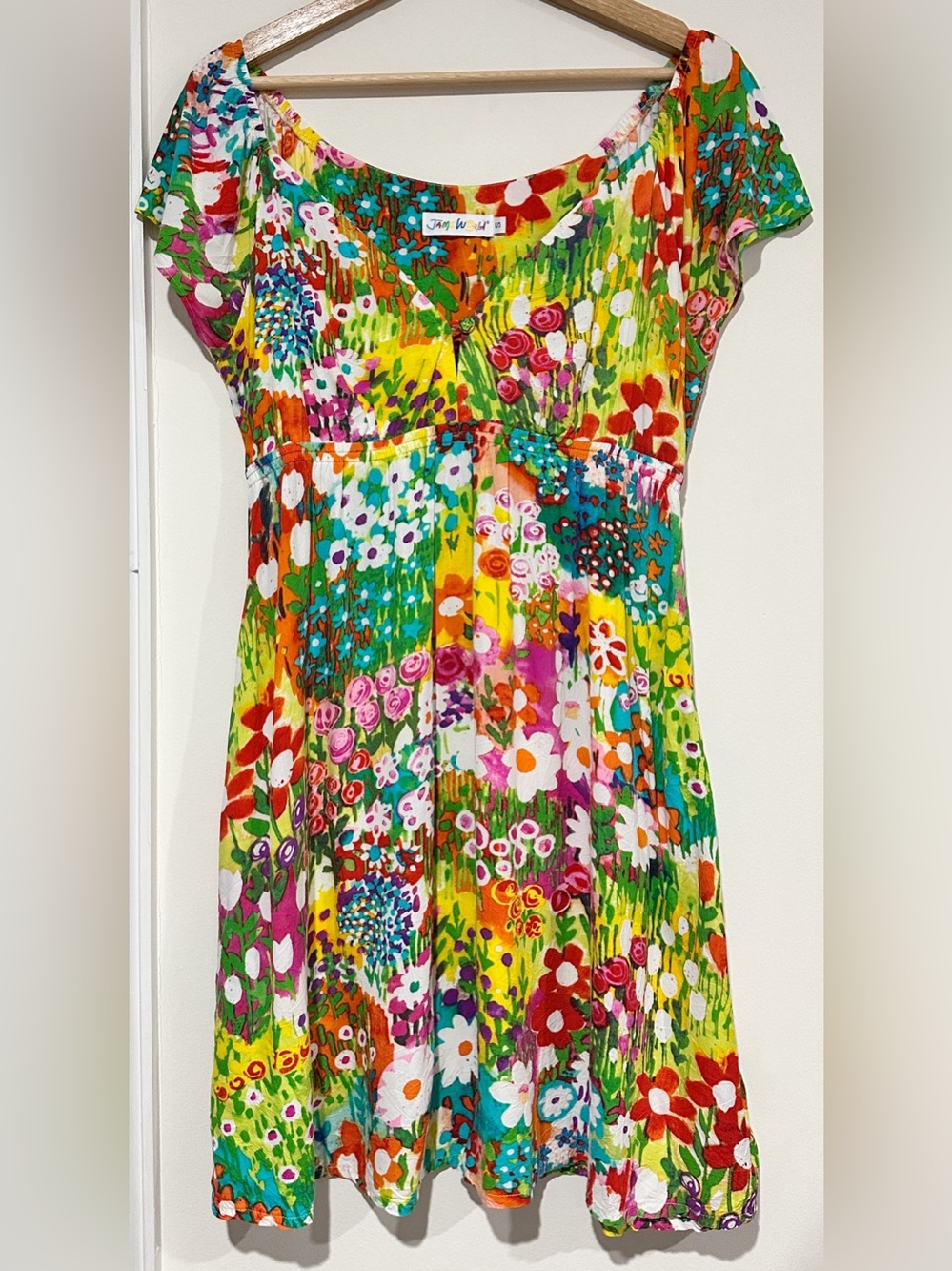 Jams World Spring Flowers Print Multicolor Dress